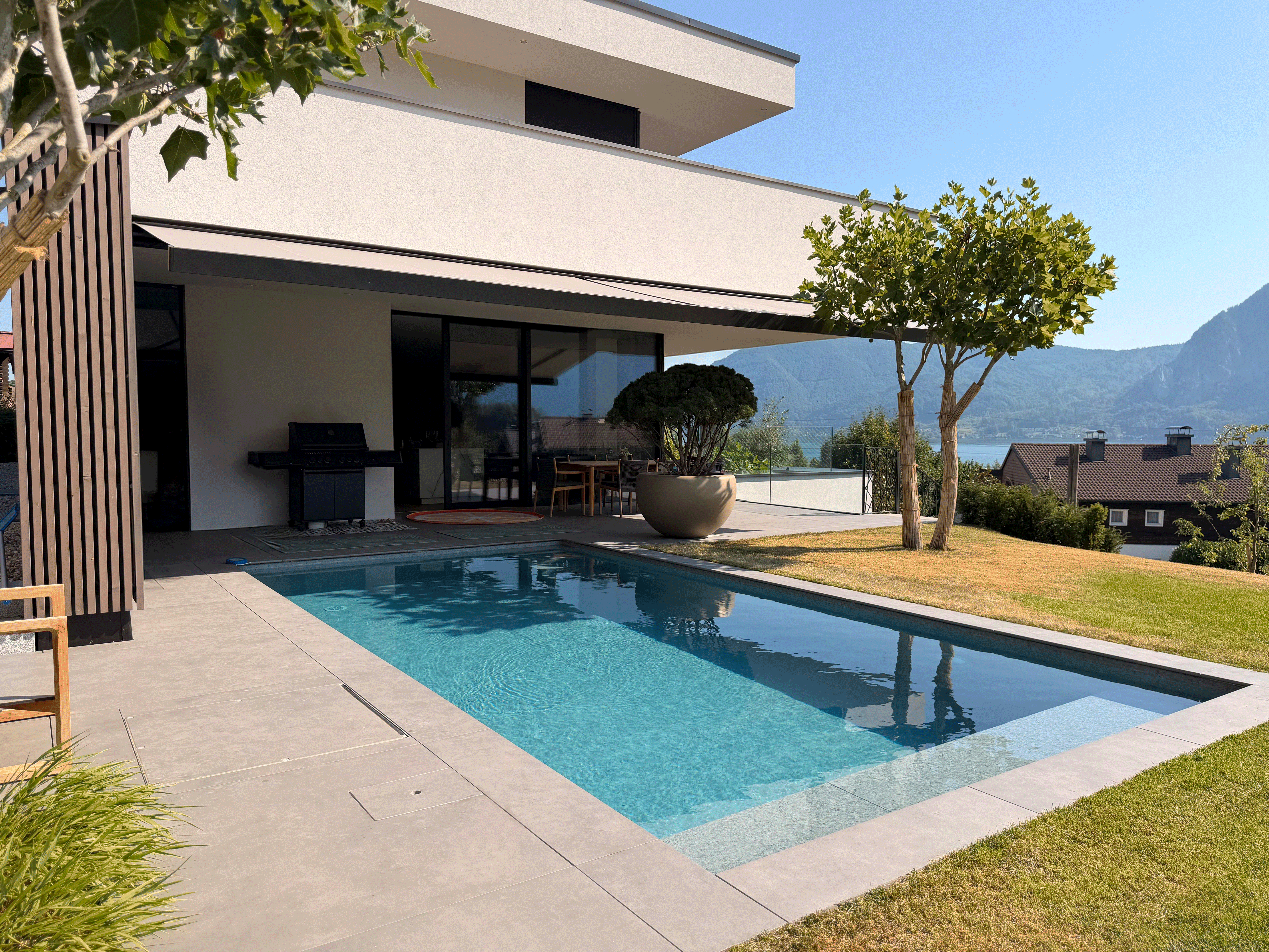 Pool von oben